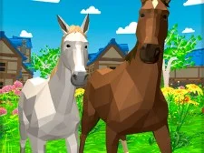 Horse Family Animal Simulator 3D